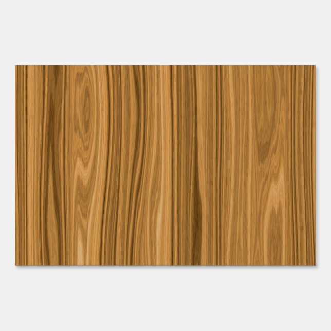 Elegant Wood grain style Sign (Front)