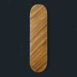 Elegant Wood grain style Skateboard<br><div class="desc">Design by LEMAT WORKS
https://zazzle.com/lematworks*/collections
https://lematworks.myportfolio.com</div>