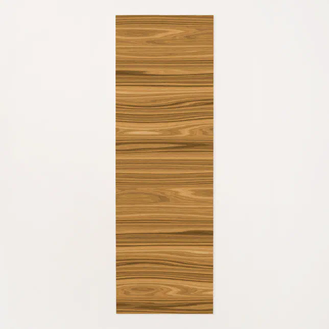 Elegant Wood grain style Yoga Mat Zazzle
