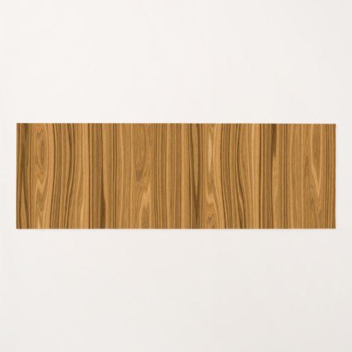Elegant Wood grain style Yoga Mat Zazzle