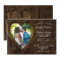 Elegant Wood Heart Photo Frame Rustic Wedding