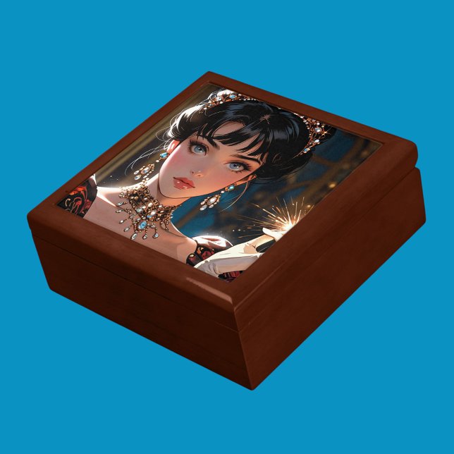 Elegant Wooden Jewelry Keepsake Box (Creator Uploaded)