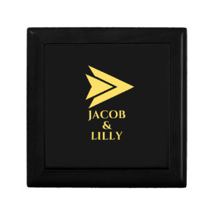 Elegant Wooden Jewelry Keepsake Box - Personalized