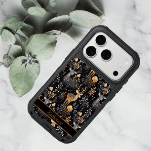 Elegant Woodland Deer - Nature Custom Name iPhone 17 Pro Case