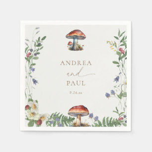 Elegant Woodland   Forest Wedding Napkins