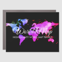 Elegant World Map Globe Travel Agent