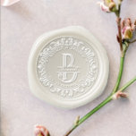 Elegant Wreath Couple Names Wedding Wax Seal Stamp<br><div class="desc">For an Elegant Wreath Couple Names Wedding wax seal, look no further. Our exquisite wax seal features a timeless elegant wreath design, meticulously crafted to add a touch of sophistication to your wedding invitations and stationery. Personalize your special day with this high-quality and customizable wax seal, tailored to complement your...</div>