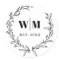 Elegant Wreath Monogram Wedding