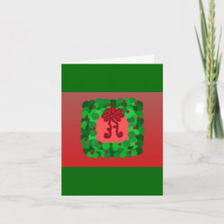 Elegant Wreath Thank You Card