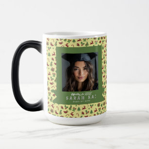 Elegant Xmas Print Husband Graduation Gift Color Morph Mug