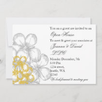 elegant yellow Corporate party Invitation