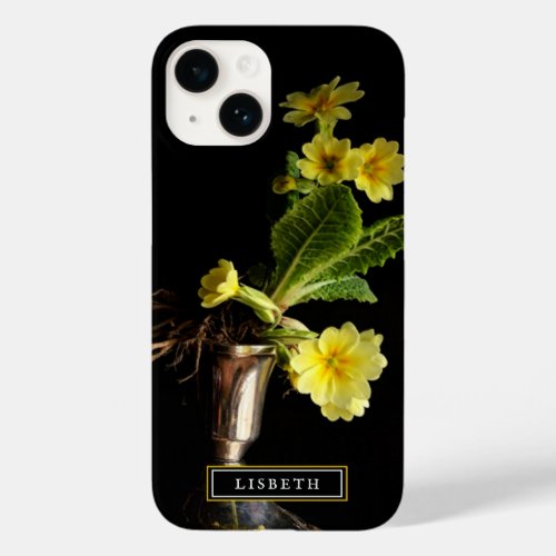 Elegant Yellow Floral iPhone Case