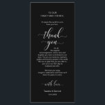 Elegant Yellow Gold, Place Setting Thank You Card<br><div class="desc">This is the Modern classy black, Dinner Place Setting Thank You Cards. Share the love and show your appreciation to your guests, when they sit down at their seat and read this personalised charming thank you place setting card. It's a wonderful way to kick off your special day celebration! Please...</div>