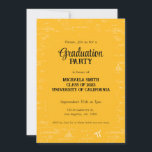 Elegant Yellow Hand-Lettering Math Graduation Invitation<br><div class="desc">Elegant yellow mathematics academic invitation with a background of math formulas and equations. Perfect for math and engineering graduates. Illustrated and designed by Patricia Alvarez.</div>