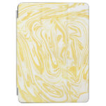 Elegant Yellow Marble: Hand-Drawn Texture iPad Air Cover