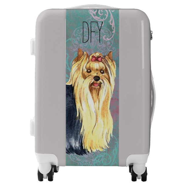 Elegant Yorkie Luggage (Front)