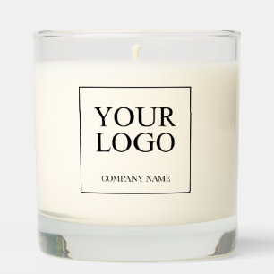 Elegant Your Logo Business Company  Scented Candle