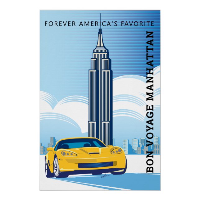 ELEGANT Z06 AUTO ART POSTER (Front)