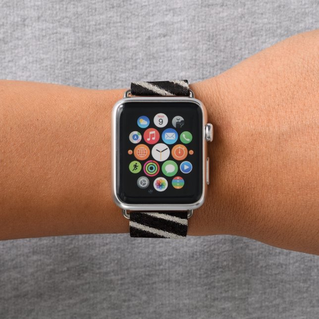 Elegant zebra apple watch band (In Situ)