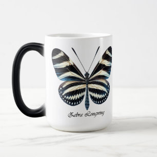 Elegant Zebra Long Wing Butterfly Wrap Color Morph Mug
