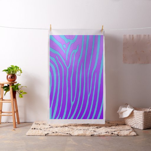 Elegant Zebra Print Fabric