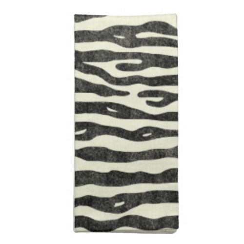 Elegant Zebra Stripes Animal Print Stylish Safari Napkin