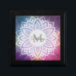 Elegant Zen Mandala Design Personalised Gift Box<br><div class="desc">Personalised keepsake box with decorative mandala design.</div>