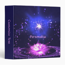 Elegant Zen Purple Crystal Lotus Flower 