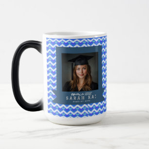 Elegant Zigzag Pattern Graduation Party Color Morph Mug