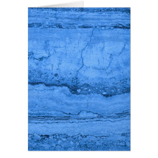 ElegantBlue Granite pattern blue marble Cards (Front)