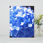 ElegantCobalt blue floral elegant hydrangeas (Standing Front)