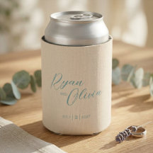 Elegante Customizable Beige Teal wedding