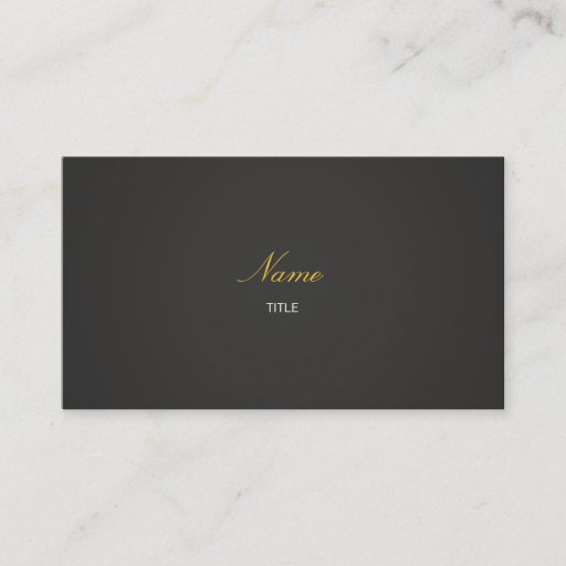 Customizable Elegante - EN Business Card