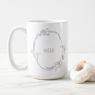 Elegante Hoera You Becoming Aunt Announcement Mok Coffee Mug
