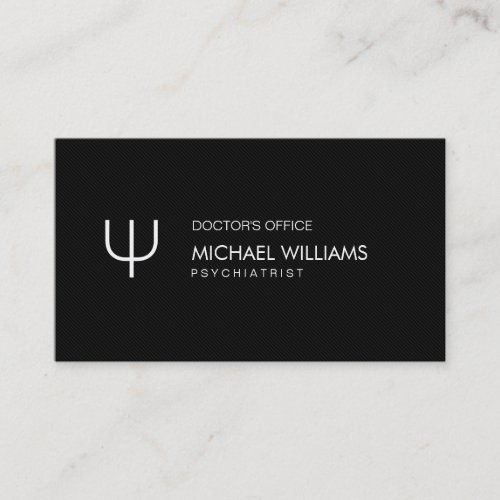 Elegante metal profesional blanco negro brillante business card