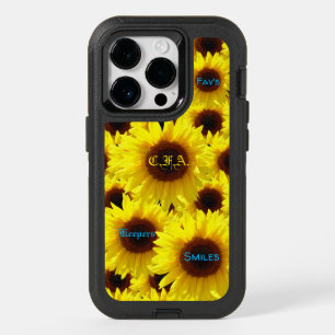 Elegante Sunflower Defender Series Shown / OtterBox iPhone 14 Pro Case