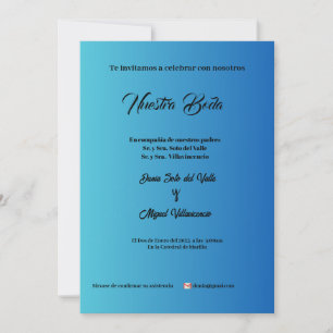 Elegante y Moderna Invitation