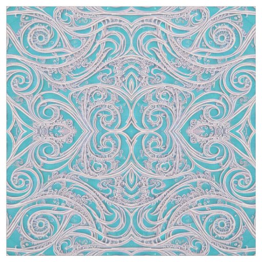 Elegantly Beautiful Symmetrical Swirls Fabric
