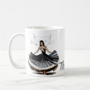 Elegantly dancing woman  coffee mug