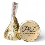 Elegantly Gold Name PhD Graduation Hershey®'s Kisses® Elegantly Gold Name PhD Graduation Hershey®'s Kisses®