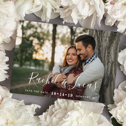 Elegantly Penned  Photo Save the Date