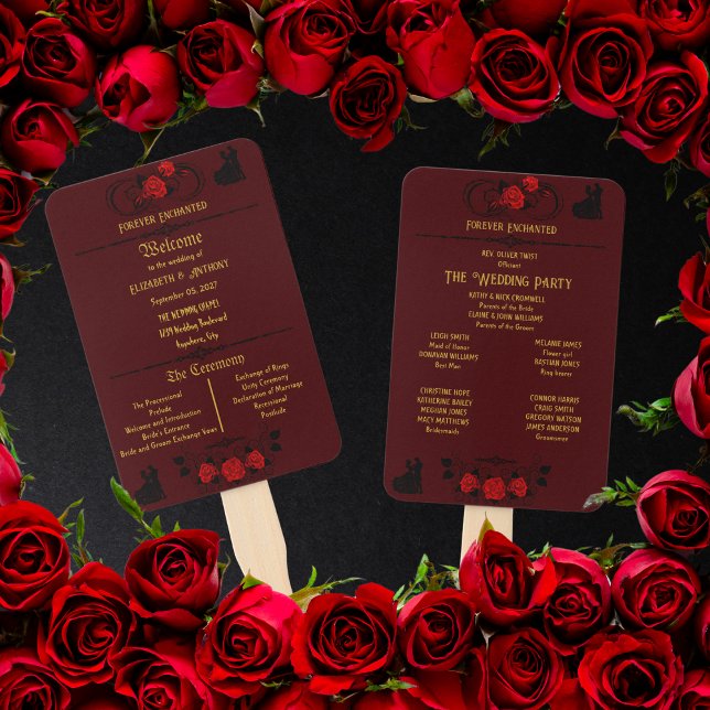 Elegantly Personalized Wedding  Hand Fan (Creator Uploaded)