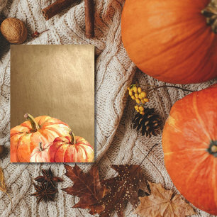 ElegantPumpkin Thanksgiving Dinner Invitation