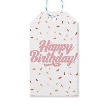 🎁✨Elegent Happy Birthday Gift Tag