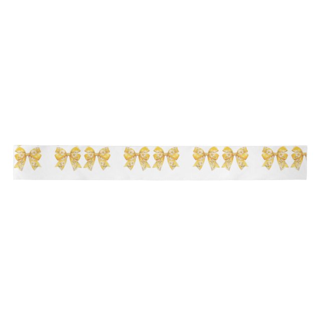 Elegent modren dazie flower satin ribbon (Front)