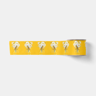 Elegent modren dazie flower satin ribbon