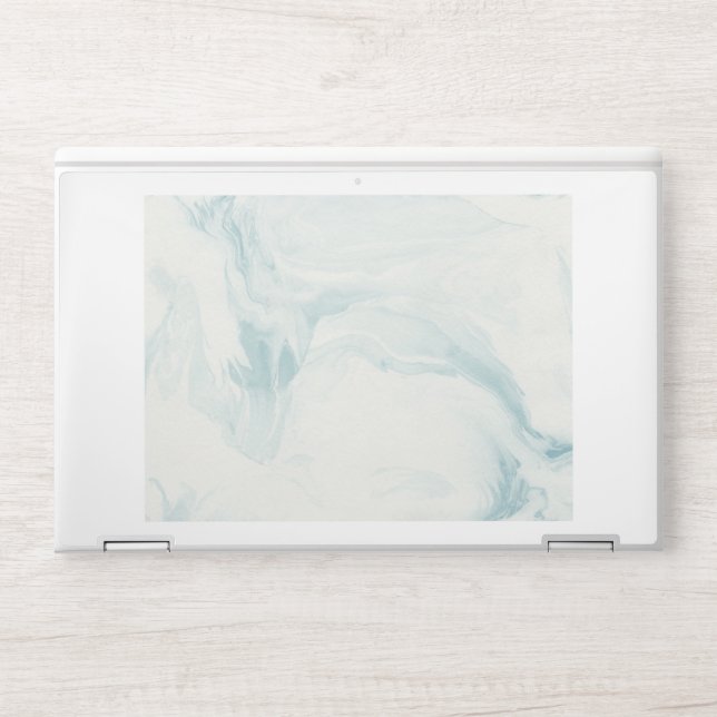  Elegent White Marble Laptop Skin (Front)