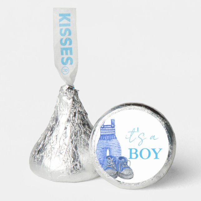 Elegnat Bohemian Baby Boy Clothes Baby Shower Hershey®'s Kisses® (Front)