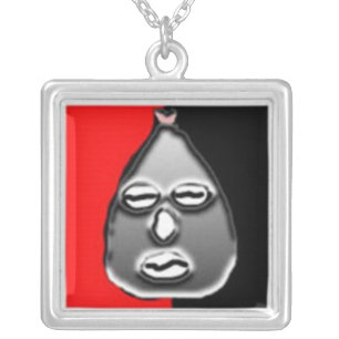 elegua silver plated necklace