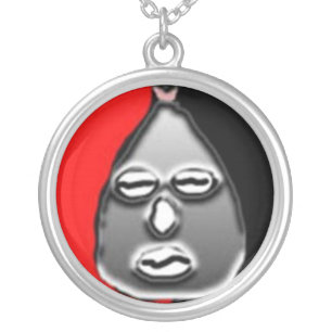 elegua silver plated necklace
